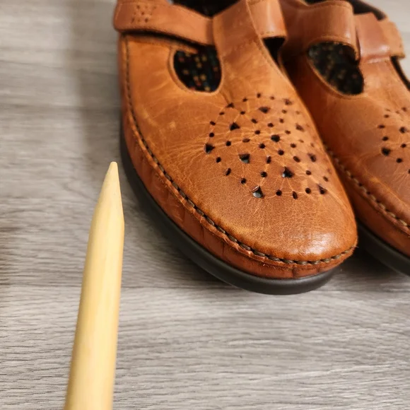 SAS‎ Willow Brown Shoes Size 10 EZ Sytap Support Walk Leather TRIPAD sole Padded - Picture 13 of 14